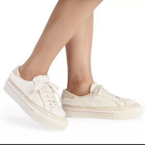 New Coach Shoes Women Sneakers Lace Up Citysole Platform Shearling Fleece Sz 6.5
